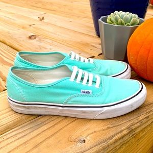 Mint green Vans